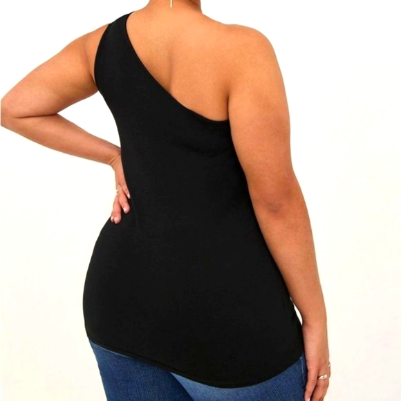 ❤️NWT VINTAGE TORRID FOXY FITTED ONE SHOULDER - CUT OUT - CAMI TANK - PLUS SIZE - Picture 2 of 10